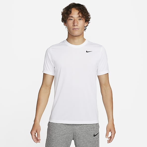 Nike t shirt blanc clearance